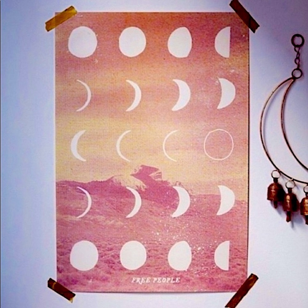 ✌🏼 #2600 Free People Celestial Moon Poster